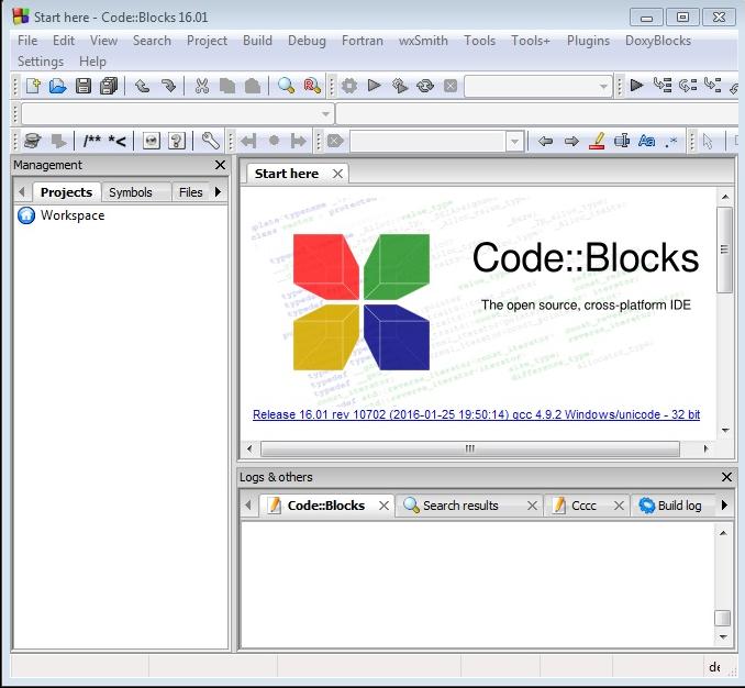 code blocks for windows 7 x64